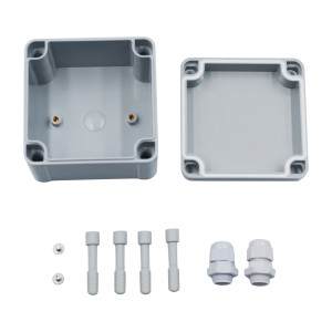 ABS Plastic Electrical Junction Box Case Waterproof Plastic Box 10x10x7.5 cm