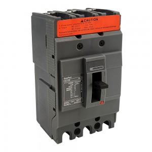 EZC100F3080 circuit breaker EasyPact EZC100F TMD 80A 3 poles 3d