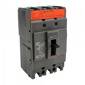 EZC100F3100 circuit breaker EasyPact EZC100F TMD 100A 3 poles 3d