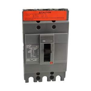 EZC100F3100 circuit breaker EasyPact EZC100F TMD 100A 3 poles 3d