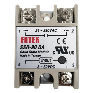 SSR-90DA Fotek Solid State Relay Module 3-32V Input 24-480V Output 90A