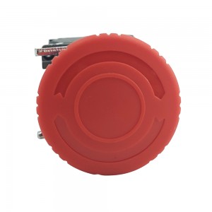 XB4BS542 Interruptor de parada de emergencia de boton pulsador XB4 Rojo 1NC