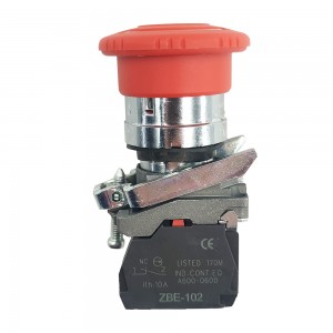 XB4BS542 Complete emergency switching off push button XB4 Red 1NC